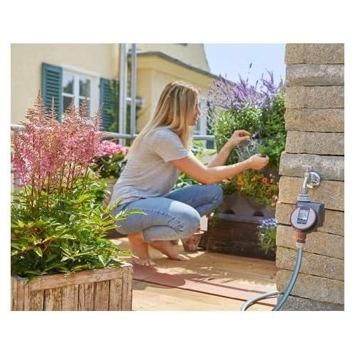  GARDENA Flower Pots Water Timer + Hose Connector