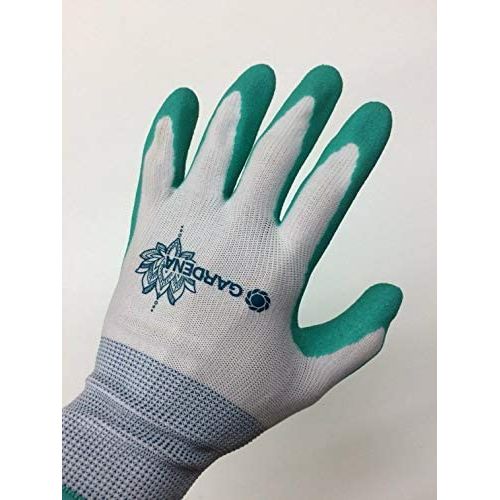  Gardena Latex Gardening Gloves, 10 Count