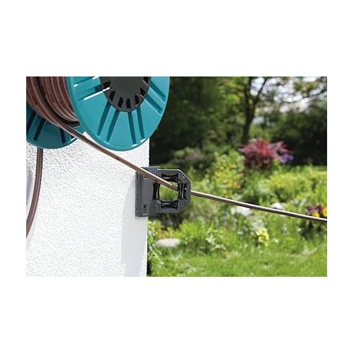  Gardena 2650 164-Foot Wall Mount Removable Garden Hose Reel With Hose Guide