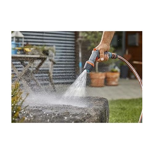  GARDENA Comfort Cleaning Nozzle eco Pulse: Spray nozzle for high-performance, water-saving cleaning with lock and frost protection (18304-20)