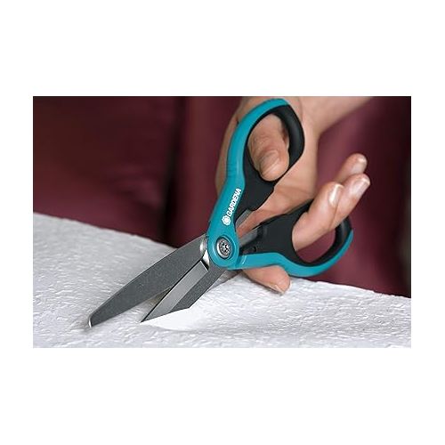  GARDENA SnipSnip X-Large: Convenient all-purpose scissors of rust-free stainless steel, for hobby or household, ideal for especially long, precise cuts, dishwasher safe (8705-20)