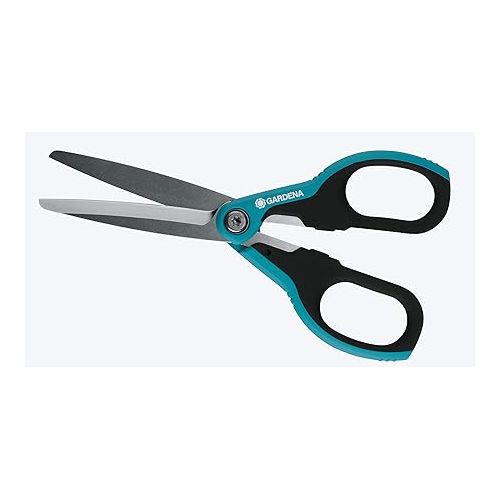  GARDENA SnipSnip X-Large: Convenient all-purpose scissors of rust-free stainless steel, for hobby or household, ideal for especially long, precise cuts, dishwasher safe (8705-20)