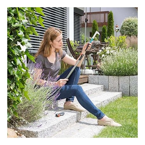  Gardena combisystem Patio Weeder: Weed Scraper for Removing Moss and Weeds in Paving Joints, Hardened Stainless Steel Blade with Double-Sided Grinding, Corrosion Protection (8927-20)