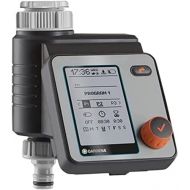 GARDENA 1892 Full Control Water Timer, includes Hose Connector, Automatic and Water-Saving Watering