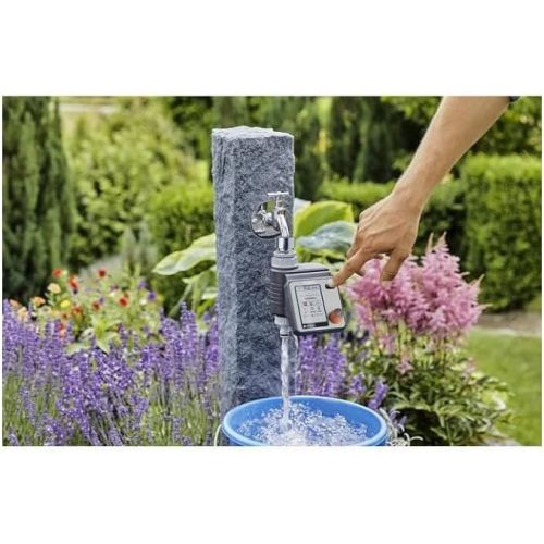  GARDENA 1892 Full Control Water Timer, includes Hose Connector, Automatic and Water-Saving Watering