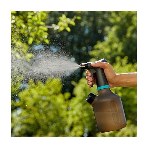  GARDENA 11112-20 Misting Spray, 360° Function That Can Be Sprayed Angled Even When Sprayed, Brass Nozzle, Switchable Spray Type, German Gardening Brand, Gardening Gardening
