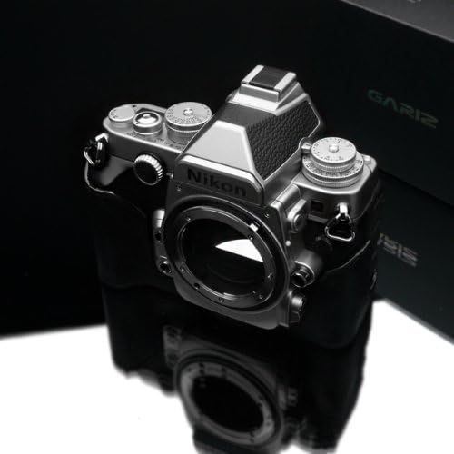  Gariz Genuine Leather XS-CHDFBK Camera Metal Half Case for Nikon DF, Black