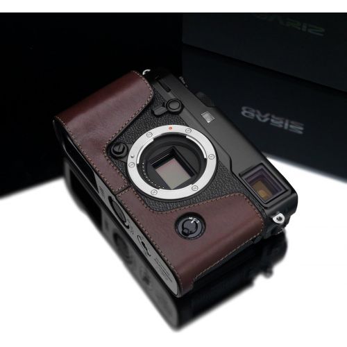  Gariz XS-CHXP2BR Leather Metal Half Case for Fujifilm X-Pro2 XPRO2, Brown