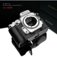 Gariz Genuine Leather XS-CHDFBK Camera Metal Half Case for Nikon DF, Black