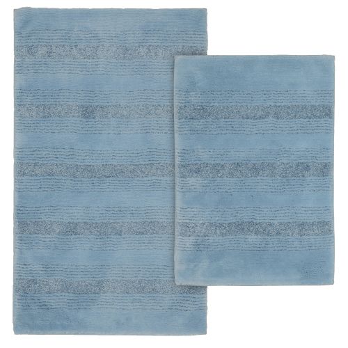  Garland Rugs Essence Nylon 2-Piece Washable Bathroom Rug Set