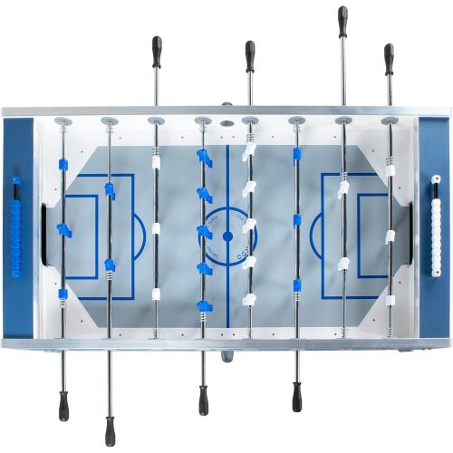  [아마존베스트]Garlando G-500 Weatherproof Indoor & Outdoor Foosball Table with Safety Telescopic Rods & Abacus Scorers. Includes 10 Standard Balls.