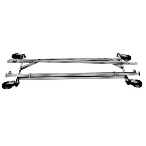  Garment Racks Commercial Grade Single Rail Rolling Salesmans Collapsible Garment Sales Rack