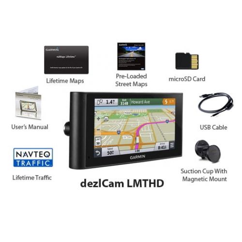 가민 Garmin 010-01457-00 dezl Cam LMTHD (North America) 6 Inches Customized Trucking GPS