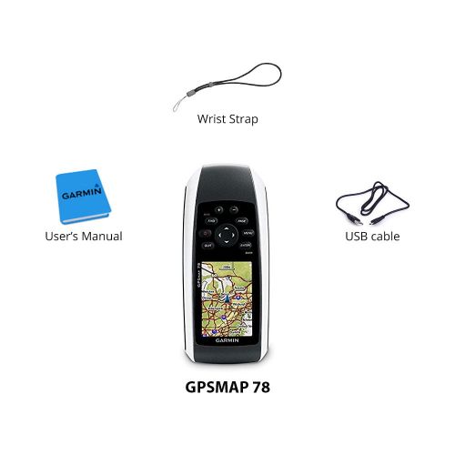 가민 Garmin GPSMAP 78 GPS Handheld Receiver, Marine GPS