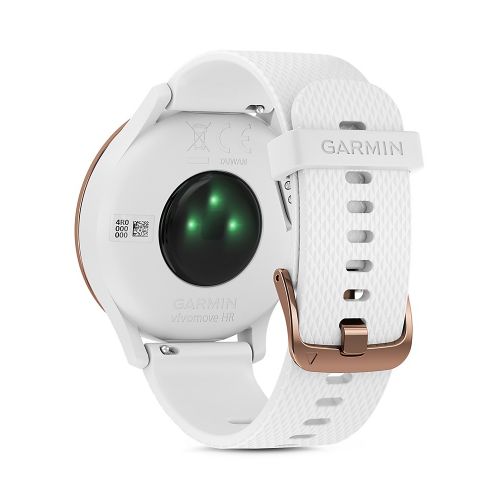 가민 Garmin vvomove HR Sport Hybrid White Smartwatch, 43mm