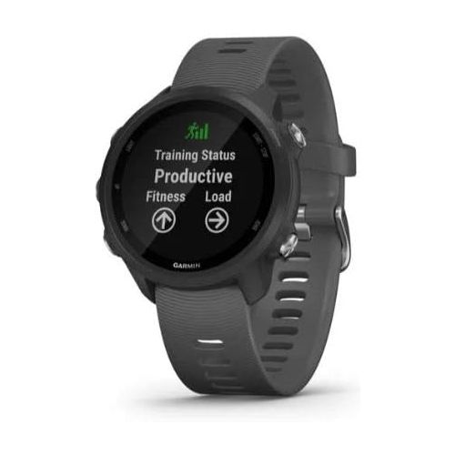 가민 Garmin Forerunner 245, GPS Running Smartwatch with Advanced Dynamics, Slate Gray