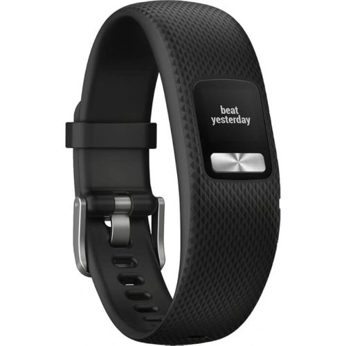 가민 Garmin vivofit 4 activity tracker with 1+ year battery life and color display. Small/Medium, Black. 010-01847-00, 0.61 inches