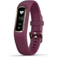 Garmin vivosmart 4, Activity and Fitness Tracker w/ Pulse Ox and Heart Rate Monitor, Gold with Berry Band