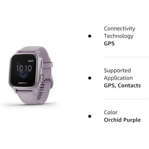 가민 Garmin - Venu Sq GPS Smartwatch 33mm Fiber-Reinforced Polymer - Orchid