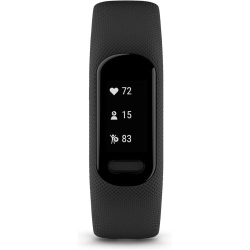 가민 Garmin vivosmart® 5, Fitness Tracker, Long-Lasting Battery, Simple Design, Black