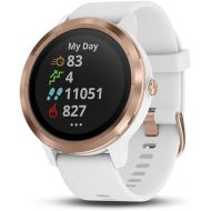 Garmin 010-01769-09 Vivoactive 3, GPS Smartwatch with Contactless Payments and Built-in Sports Apps, White/Rose Gold