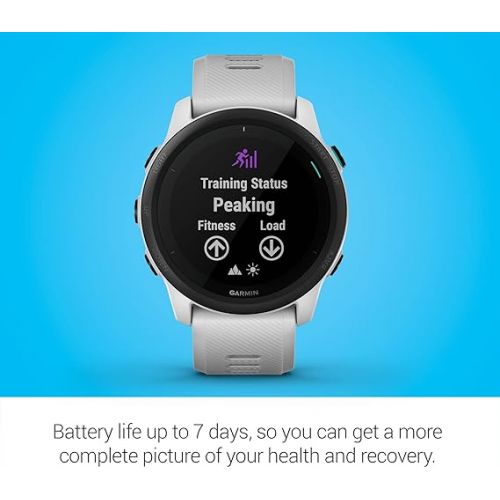 가민 Garmin Forerunner 745, GPS Running Watch, Detailed Training Stats and On-Device Workouts, Essential Smartwatch Functions, Whitestone