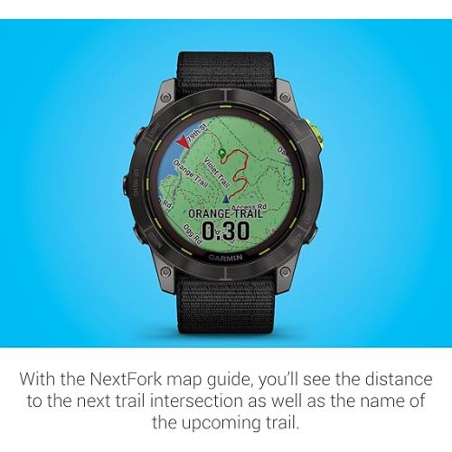 가민 Garmin Enduro™ 2 - Ultraperformance Watch, Long-Lasting GPS Battery Life, Solar Charging, Preloaded Maps