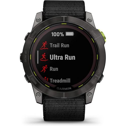 가민 Garmin Enduro™ 2 - Ultraperformance Watch, Long-Lasting GPS Battery Life, Solar Charging, Preloaded Maps