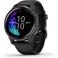 Garmin 010-02173-11 Venu, GPS Smartwatch with Bright Touchscreen Display, Features Music, Body Energy Monitoring, Animated Workouts, Pulse Ox Sensor and More, Black