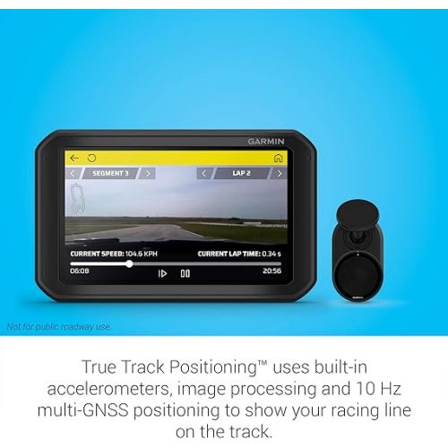 가민 Garmin Catalyst, Driving Performance Optimizer with Real-time Coaching and Immediate Track Session Analysis, for Motorsports and High Performance Driving (010-02345-00) , Black , 6.95 inch