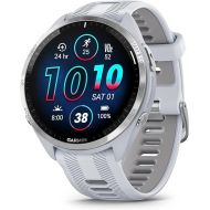 Garmin Forerunner® 965 Running Smartwatch, Colorful AMOLED Display, Training Metrics and Recovery Insights, Whitestone and Powder Gray