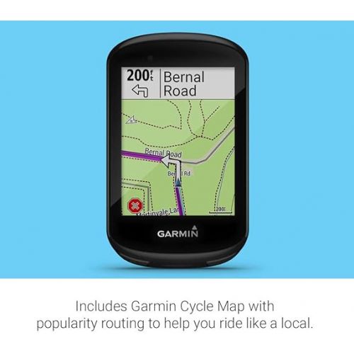 가민 Garmin Edge 830, Performance GPS Cycling/Bike Computer with Mapping, Dynamic Performance Monitoring and Popularity Routing