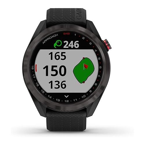 가민 Garmin Approach S42, GPS Golf Smartwatch, Lightweight with 1.2