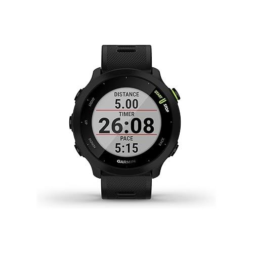 가민 Garmin Forerunner 55 GPS Running Smartwatch, Black