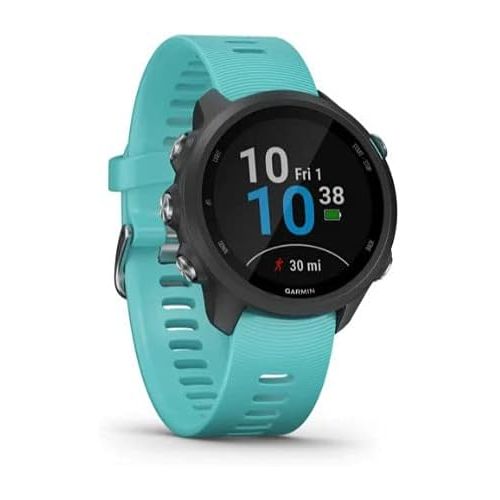 가민 Garmin Forerunner 245 Music, GPS Running Smartwatch with Music and Advanced Dynamics, Aqua