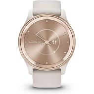 Garmin vivomove Trend, Stylish Hybrid Smartwatch, Long-Lasting Battery Life, Dynamic Watch Hands and Touchscreen Display, Ivory