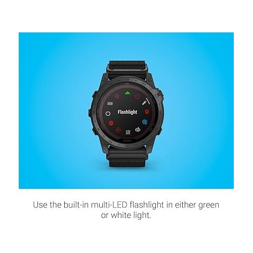 가민 Garmin tactix 7, Pro Edition, Ruggedly Built Tactical GPS Watch with Solar Charging Capabilities and Nylon Band