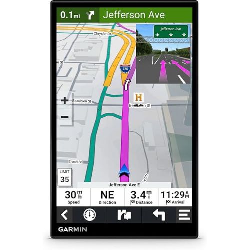 가민 Garmin DriveSmart 86, 8-inch Car GPS Navigator with Bright, Crisp High-resolution Maps and Garmin Voice Assist
