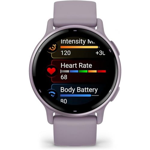 가민 Garmin vivoactive 5, Health and Fitness GPS Smartwatch, AMOLED Display, Up to 11 Days of Battery, Orchid