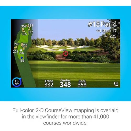 가민 Garmin Approach Z82, Golf GPS Laser Range Finder, Accuracy Within 10” of The Flag, 2-D Course Overlays