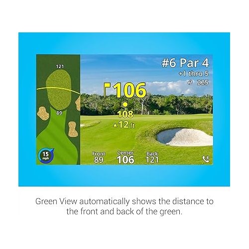 가민 Garmin Approach Z82, Golf GPS Laser Range Finder, Accuracy Within 10” of The Flag, 2-D Course Overlays