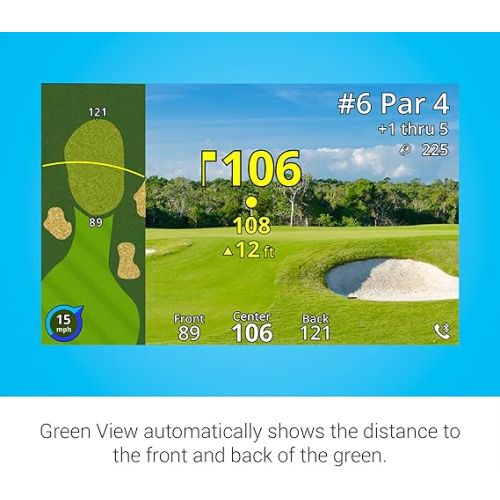 가민 Garmin Approach Z82, Golf GPS Laser Range Finder, Accuracy Within 10” of The Flag, 2-D Course Overlays