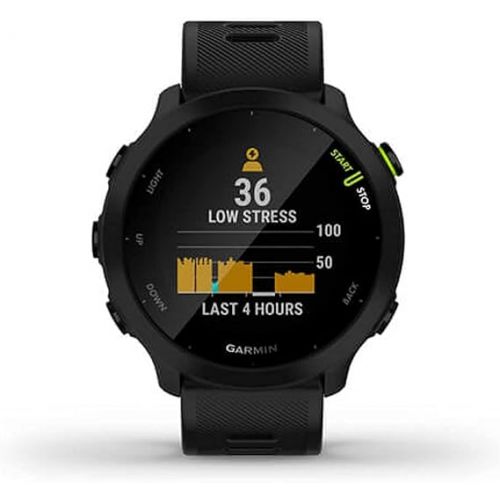 가민 Garmin Forerunner 55, GPS Running Watch with Daily Suggested Workouts, Up to 2 weeks of Battery Life, Black - 010-02562-00