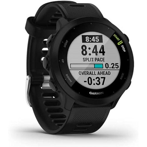 가민 Garmin Forerunner 55, GPS Running Watch with Daily Suggested Workouts, Up to 2 weeks of Battery Life, Black - 010-02562-00