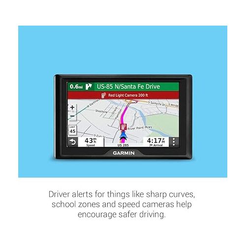 가민 Garmin Drive 52, GPS Navigator with 5-inch Display, Simple On-Screen Menus and Easy-to-See Maps (Renewed)
