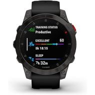 Garmin 010-02582-10 epix Gen 2, Premium active smartwatch, Health and wellness features, touchscreen AMOLED display, adventure watch with advanced features, black titanium