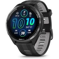 Garmin Forerunner® 965 Running Smartwatch, Colorful AMOLED Display, Training Metrics and Recovery Insights, Black and Powder Gray, 010-02809-00