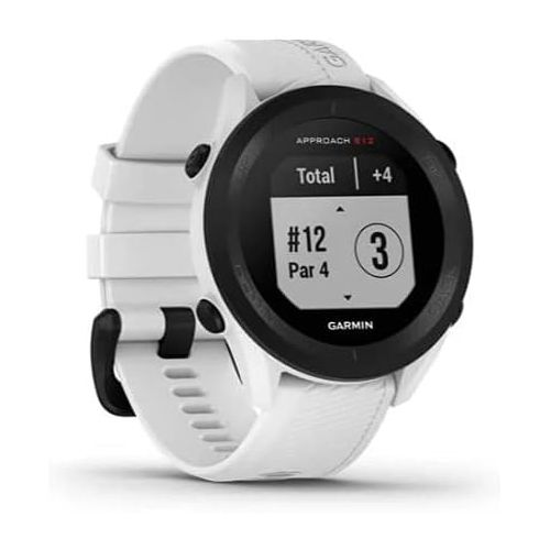 가민 Garmin Approach S12, Easy-to-Use GPS Golf Watch, 42k+ Preloaded Courses, White, 010-02472-02