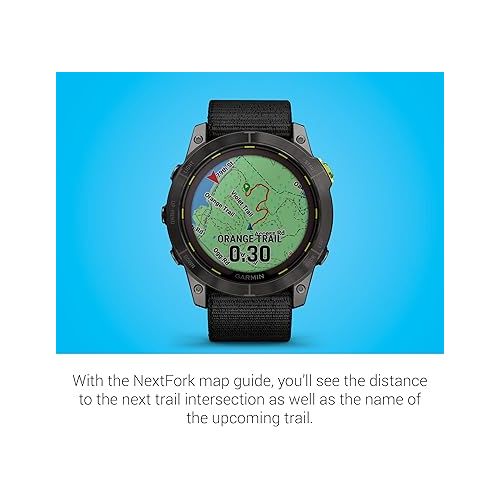 가민 Garmin Enduro™ 2 - Ultraperformance Watch, Long-Lasting GPS Battery Life, Solar Charging, Preloaded Maps (Renewed), Black