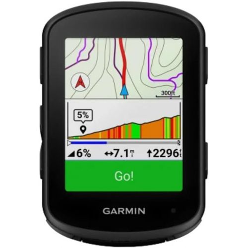 가민 Garmin Edge 540 Bundle, Compact GPS Cycling Computer with Button Controls, Targeted Adaptive Coaching and More - Bundle Includes Speed Sensor, Cadence Sensor and HRM-Dual